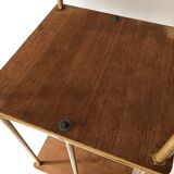 Vintage pedestal table in formica 60s