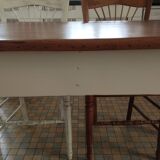 Farmhouse table with extensions