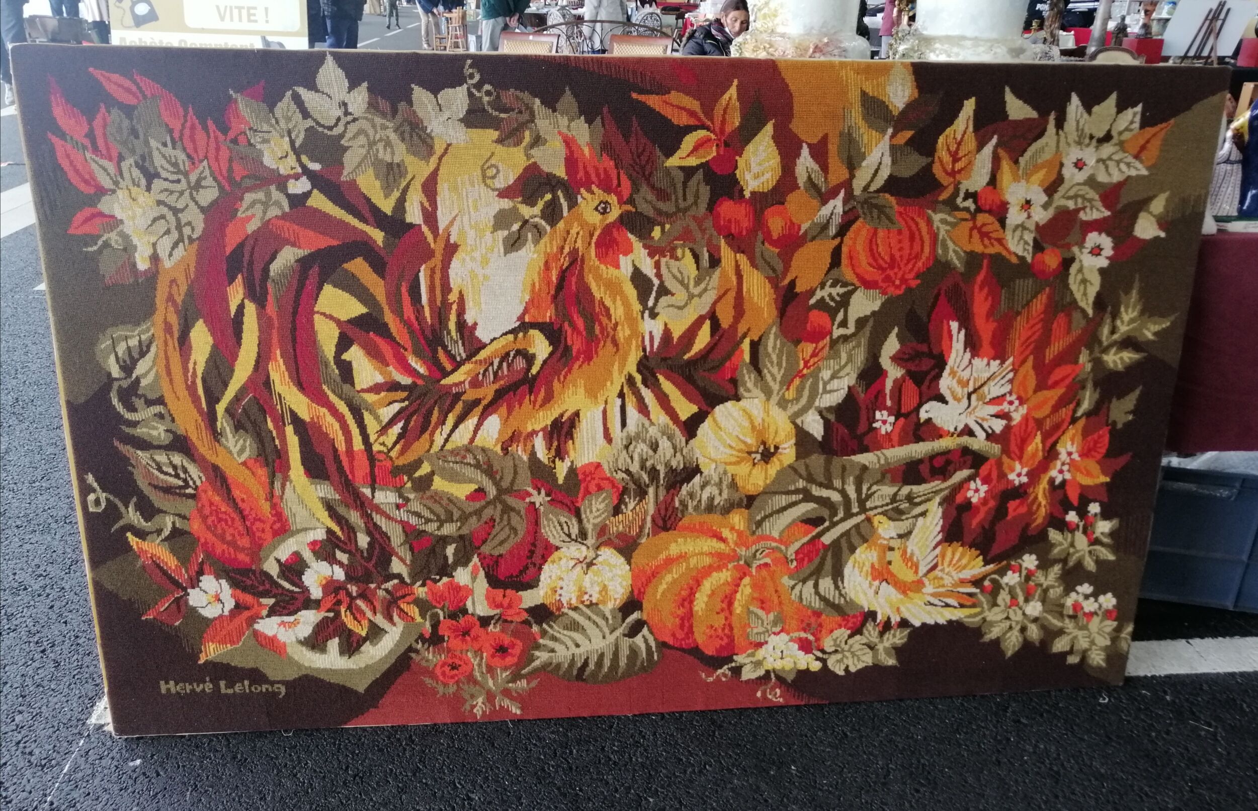 Tapestry by hervé Lelong 1950