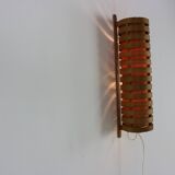 Swedish design pine veneer wall sonce by Hans Agne Jakobsson for Ellysett