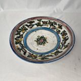 Qadjar, siliceous ceramic plate Persia Iran 18th century