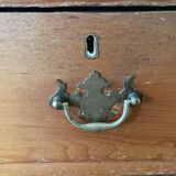 Commode anglaise antique en pin massif, XIXe siècle