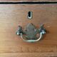 Antique English chest of drawers in solid pine, XIXth century