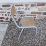 Formica school desk with chair