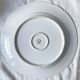 White and gold porcelain dish J&Ciem France 1950