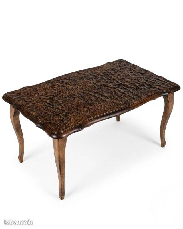 Sculptural coffee table with character