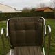 Chair tubular in Brown velvet of the 1970s