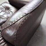 Paire de fauteuils lounge en cuir De Sede DS-101