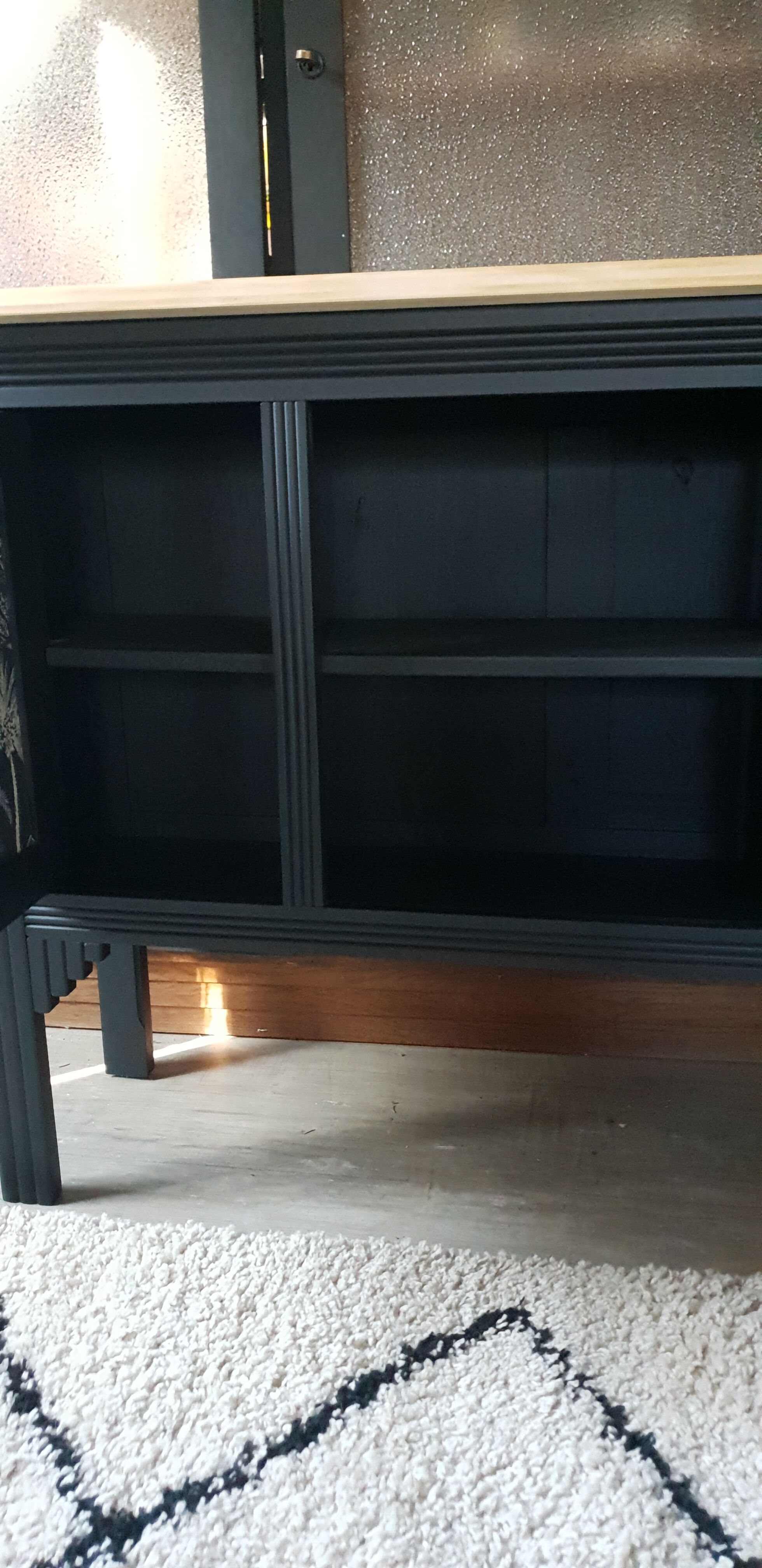 Black sideboard and canning