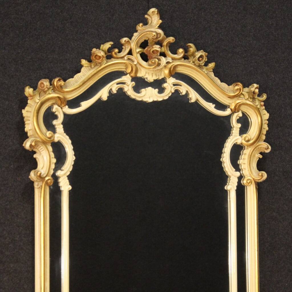 Great Italian console with mirror in Louis XV style