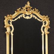 Superbe console italienne avec miroir dans le style Louis XV.
