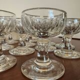 Verres à pied cristal anciens (X12)