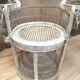Antique armchair in rattan and wicker
