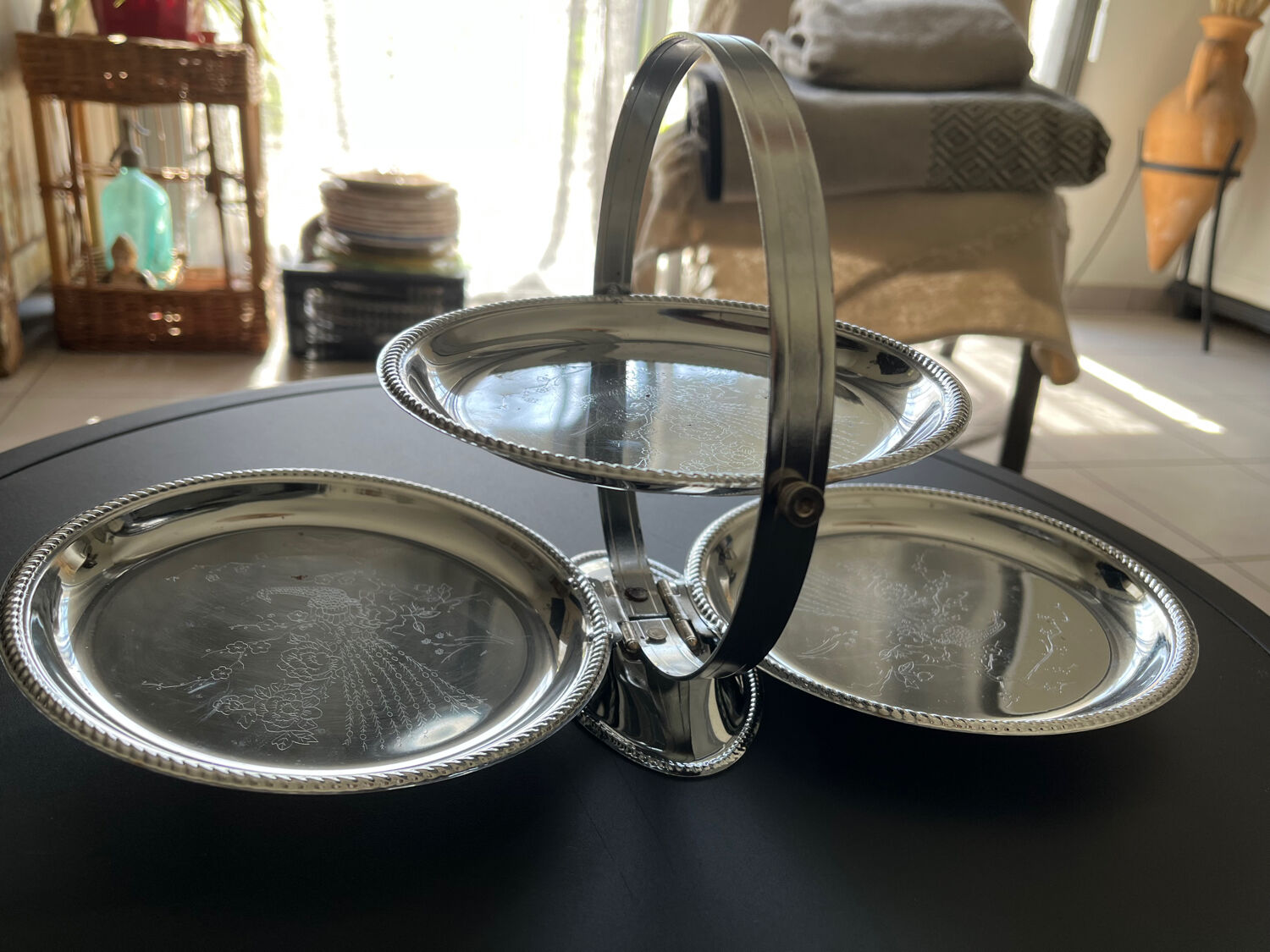 Vintage three-tiered server