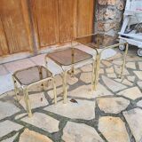 Vintage nesting coffee table