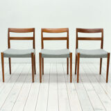 1960s Swedish garmi teak dining chairs by Nils Jonsson for Troeds, set of 6