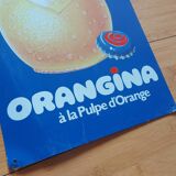 Orangina advertising plate