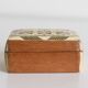 Old wooden box and mother-of-pearl