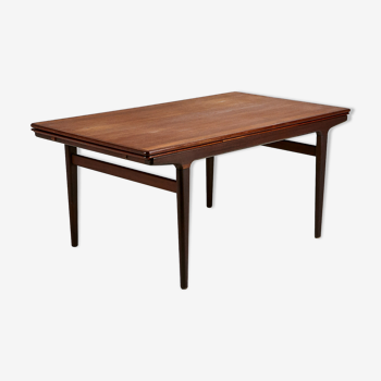 Table de salle à manger en teck, Johannes Andersen pour Uldum Møbelfabrik, 1960