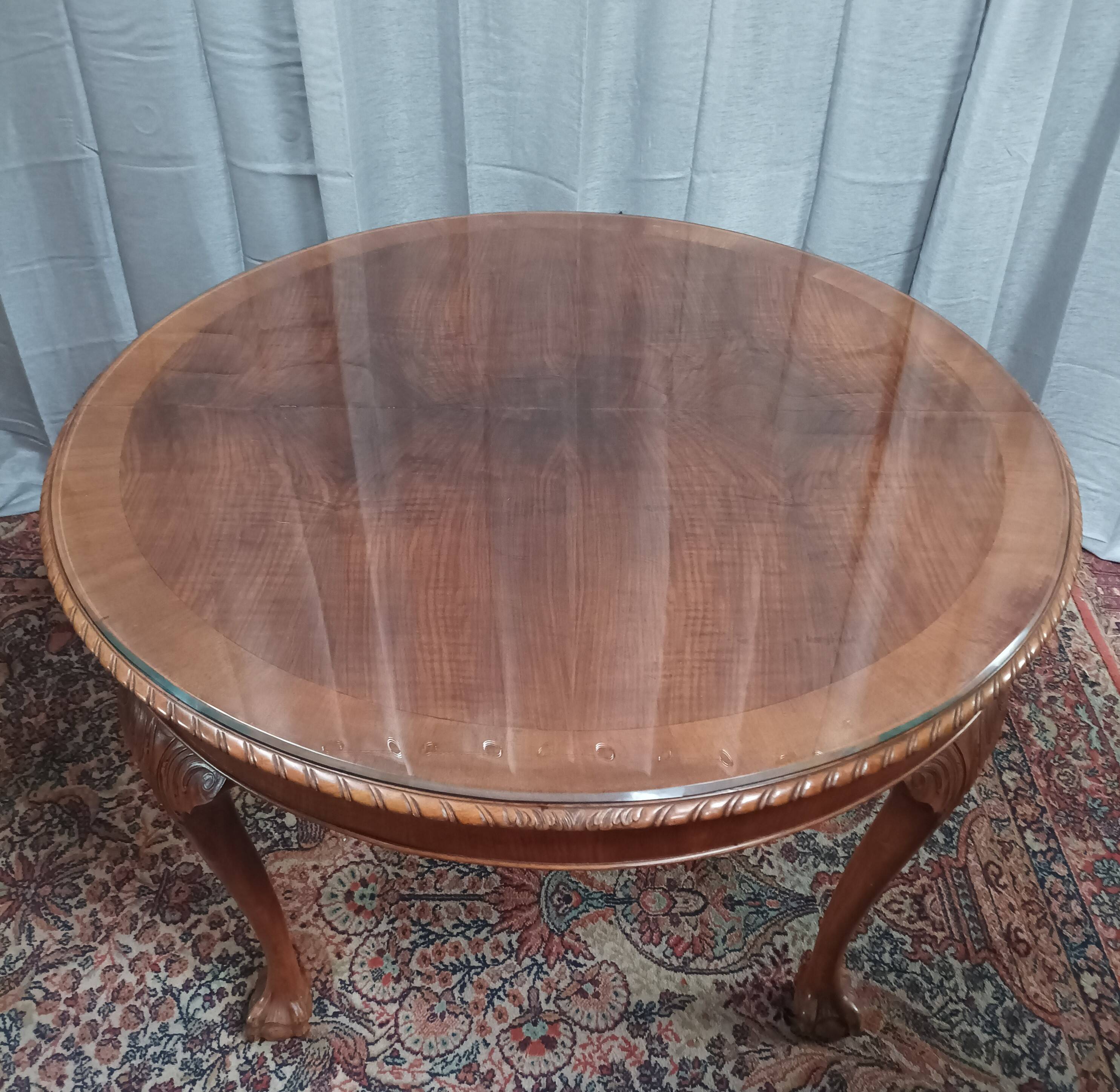 Mahogany Chippendale table Maison Jellinek Paris