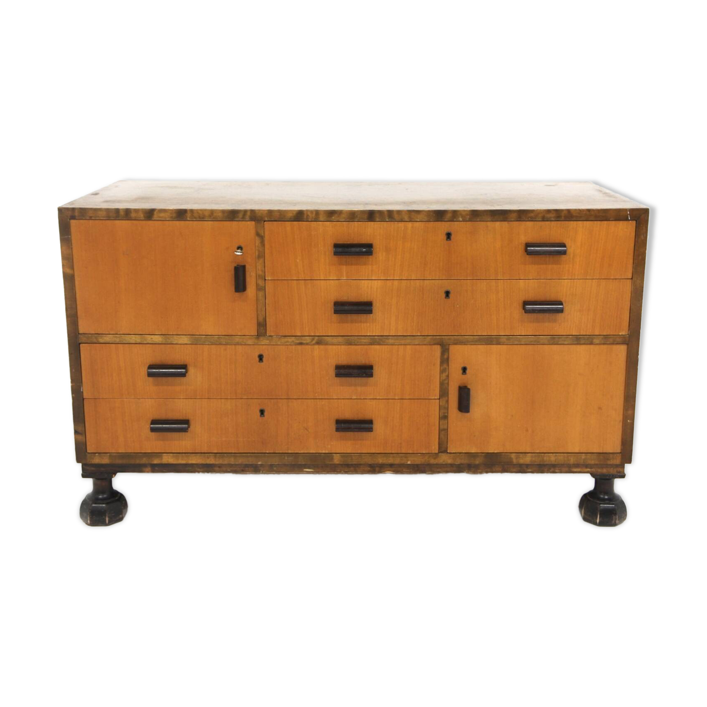 Commode  scandinave en bouleau, Axel Larsson, Bodafors, Suède, 1960