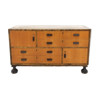 Scandinavian birch chest of drawers, Axel Larsson, Bodafors, Sweden, 1960