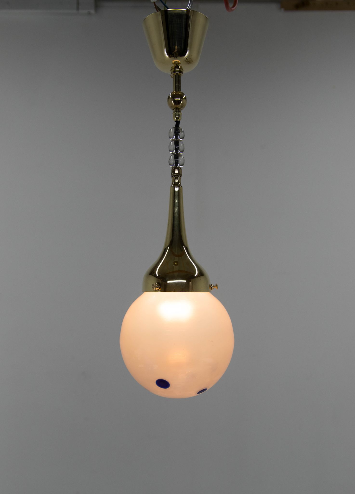 Art nouveau pendant lamp, 1920s