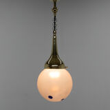 Art nouveau pendant lamp, 1920s