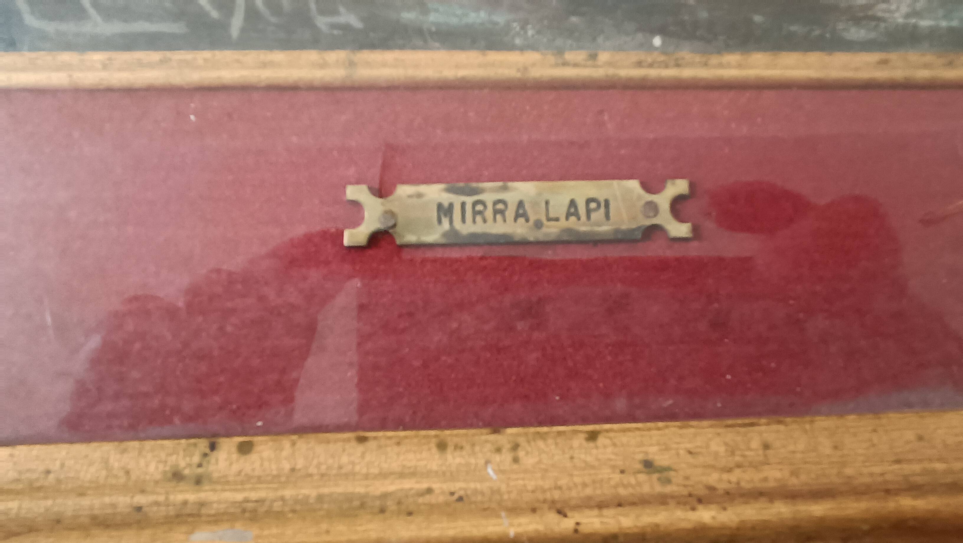 peinture à l'huile marine sur bois - Mirra Lapi (Santa Croce sull'Arno 20ème siècle)