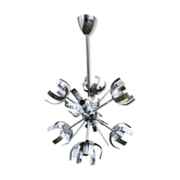 Suspension "flower of light" Jocelyne Trocmé, for Oxar, Sputnik spirit, 70s