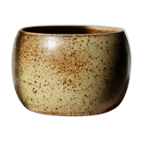 Pot en grès moucheté