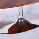 Functionalism Oval Table in Chrome and Walnut from Kovona, Czechia, 1960s