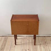 Danish vintage set of chest of drawers and mirror, teak, 1960s