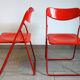 Lot de 4 chaises pliantes " Tedkla " Ikea années 80