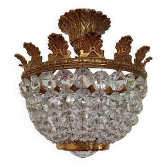 1960s crystal chandelier