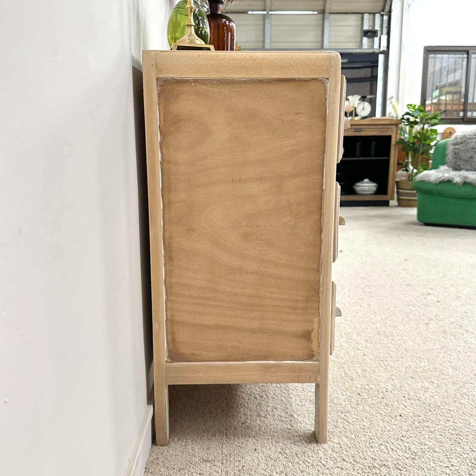 Vintage beech chest of drawers