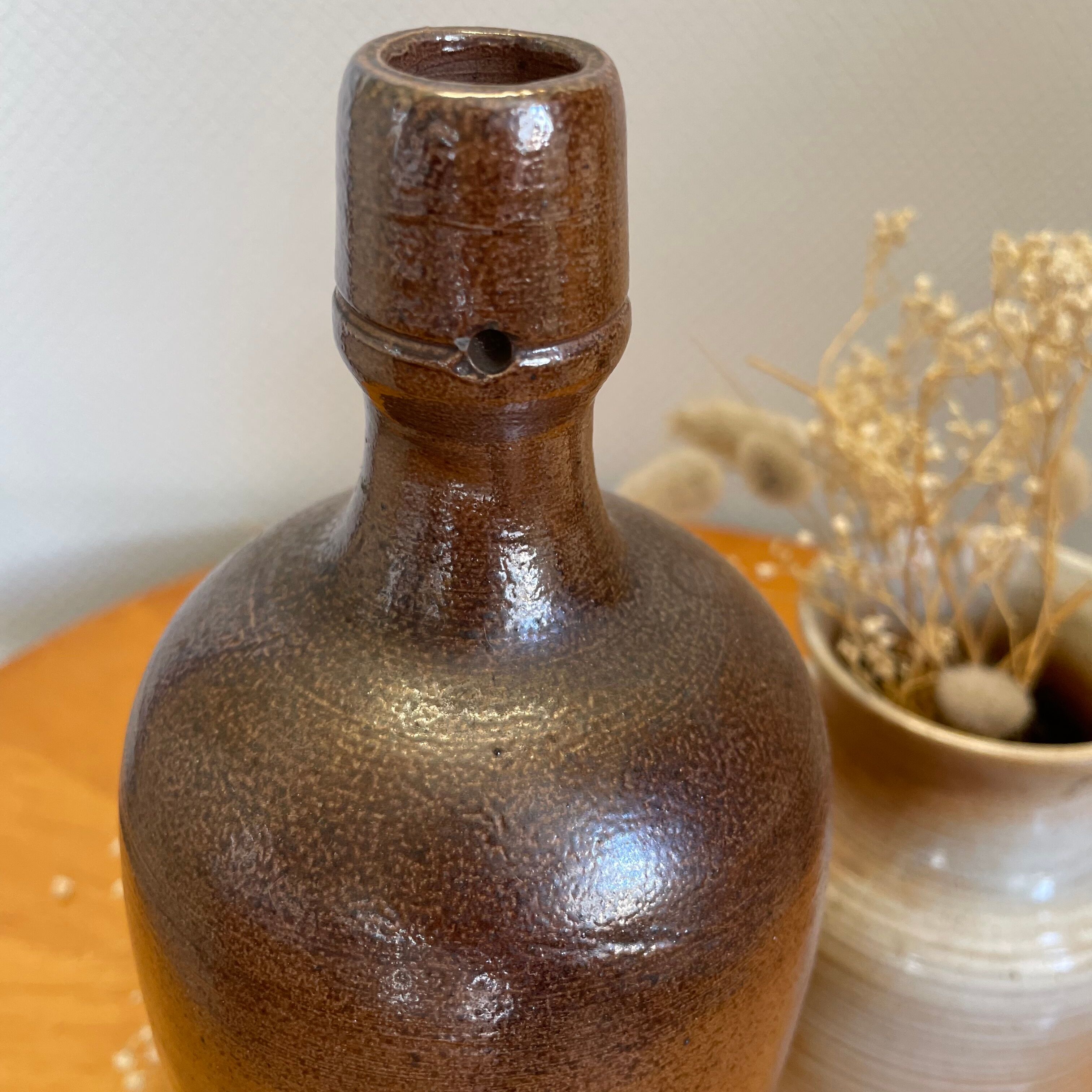 Vintage stoneware bottle