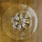 Large transparent glass dish Edvard Hald for ORREFORS