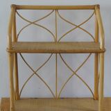 Rattan wall shelf 1960