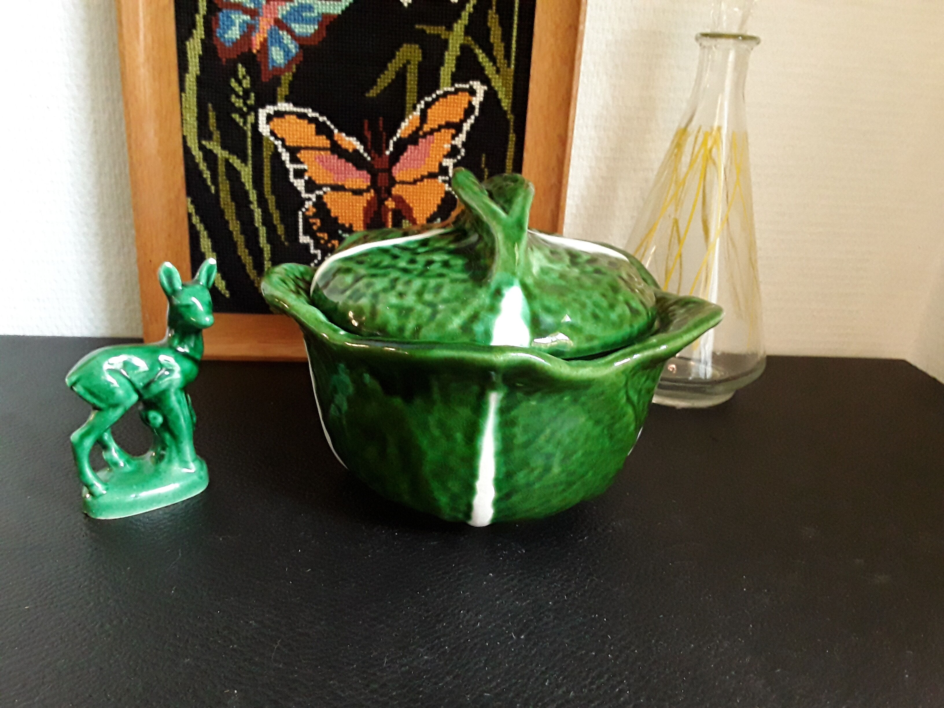 Vintage cabbage soup bowl