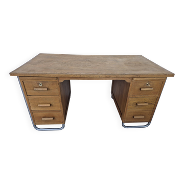 Old vintage industrial desk