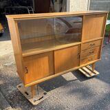 Vintage 60s sideboard with compass feet