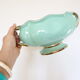 Ceramic planter, mint green, France / Vintage French