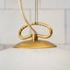 Suspended glass lamp from Murano, Italy, 1970s