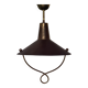 Modern brass ceiling light from the mid-century, 1950s, Italy.