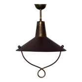 Modern brass ceiling light from the mid-century, 1950s, Italy.