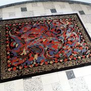 Postmodern Art rug by Pierre Balmain for Van Neder Rugs, France 1980s