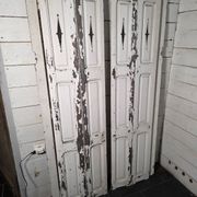 Pair of old shutters