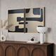 Set of two abstract canvases