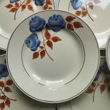 Creil Montereau dessert plates